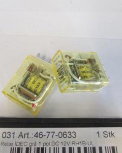 Relay IDEC Grey 1 pol DC 12V RH1B-UL